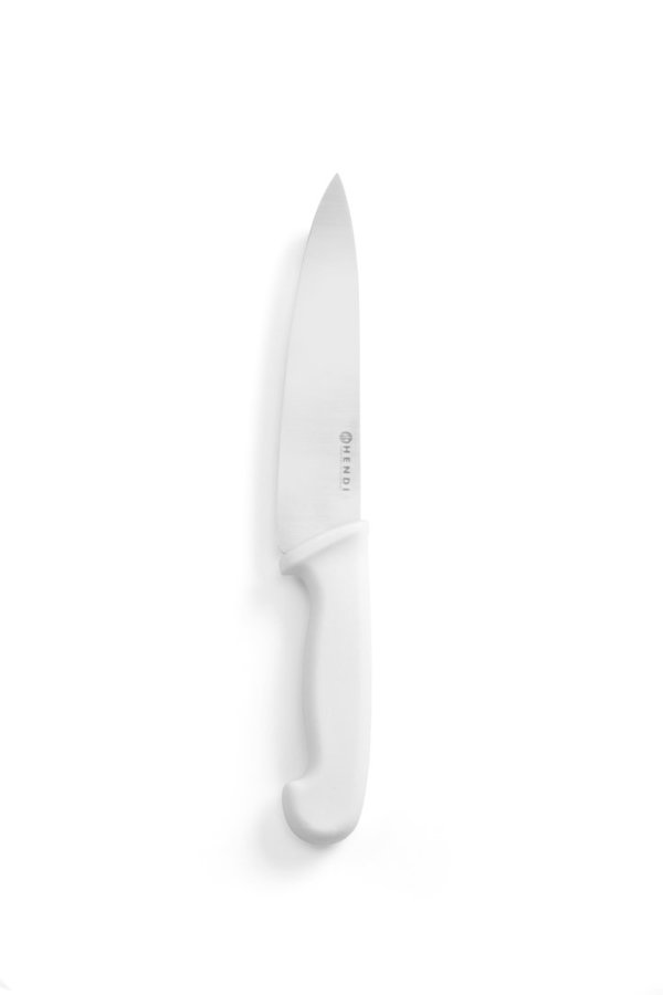 HACCP Messer weiß - für Käse & Brot - Kochmesser 320/180 mm