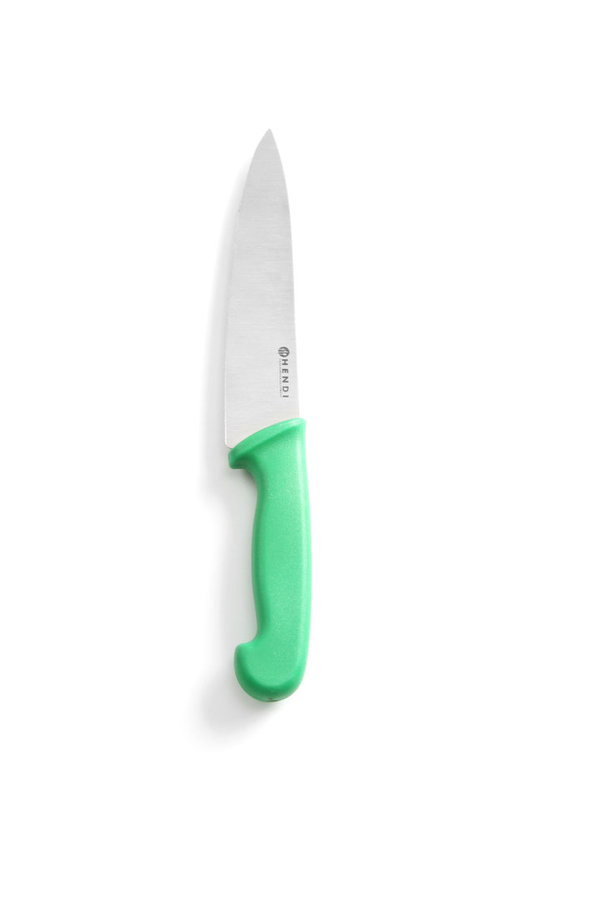HACCP Messer grün - für Gemüse & Obst - Kochmesser 320/180 mm